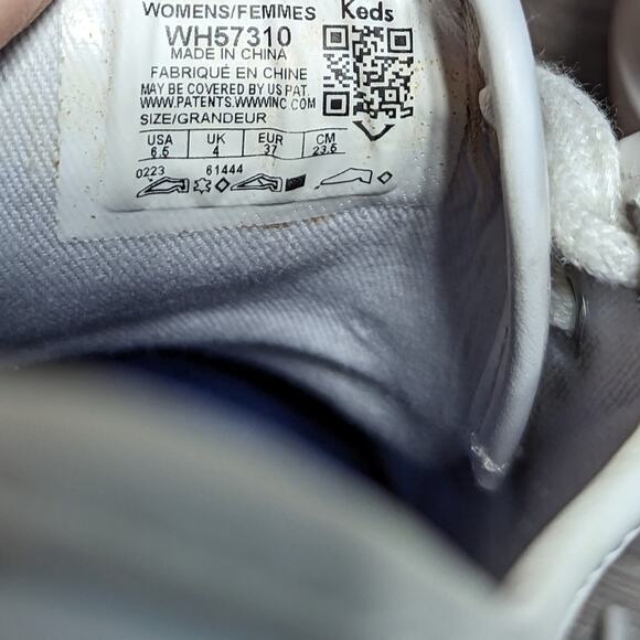 Keds Women's White Triple Kick Leather Upper Lace Up Platform Sneaker Size 6.5 - Picture 5 of 6